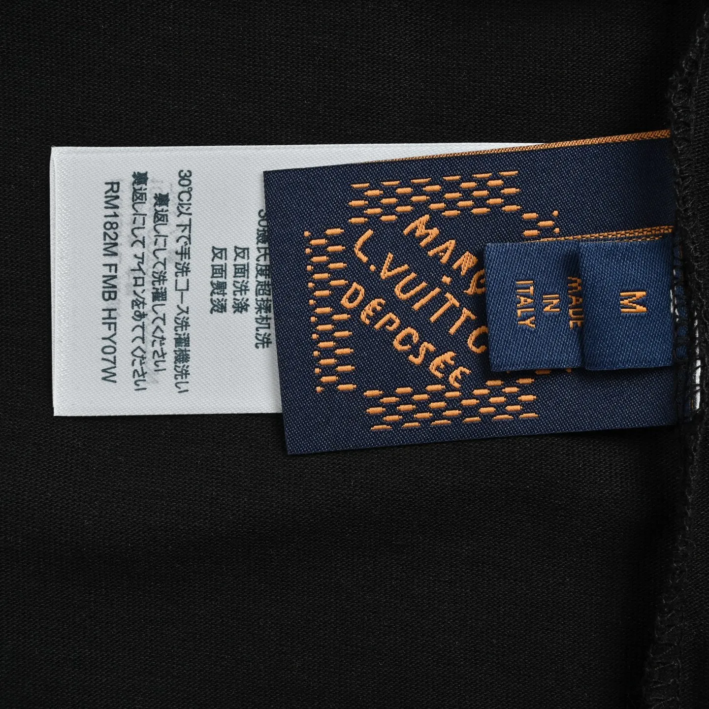 Louis Vuitton/Louis Vuitton 26ss fox letter embroidered short sleeves